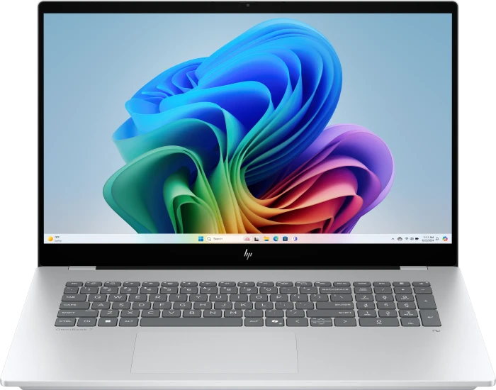 HP OmniBook 7 NGAI 17-dc0074ng, Glacier Silver, Core Ultra 7 258V, 32GB RAM, 1TB SSD, DE