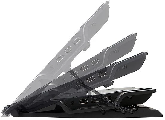 Zalman ZM-NS2000, Notebook-Stand/Notebook-Kühler bis 17.3", schwarz