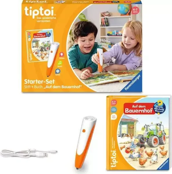 Ravensburger tiptoi Starter-Set: Wieso? Weshalb? Warum? Auf dem Bauernhof