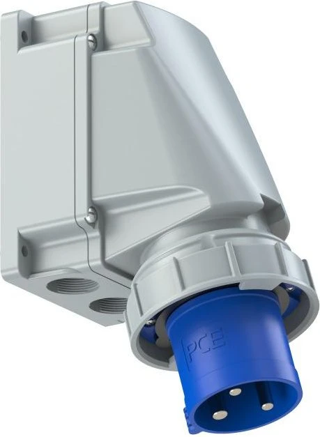 PCE CEE-Wandgerätestecker 63A 3p 6h IP67 POWER TWIST