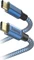 Hama Ladekabel Reflective USB-C/USB-C 1.5m Nylon blau Vorschaubild