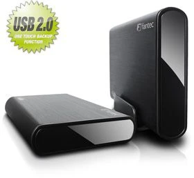 Fantec DB-ALU2 schwarz, USB-B 2.0