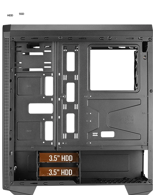 AeroCool Genesis ARGB, Acrylfenster