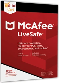 McAfee LiveSafe 2021, 1 User, 1 Jahr, ESD (deutsch) (Multi-Device)
