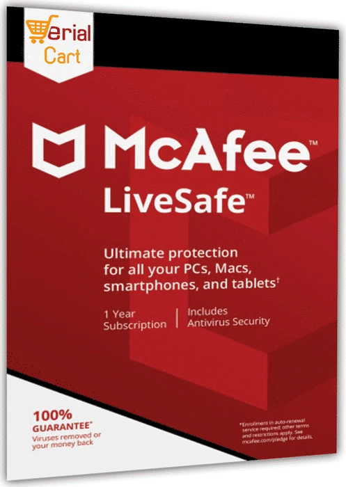 McAfee LiveSafe 2021, 1 User, 1 Jahr, ESD (deutsch) (Multi-Device)