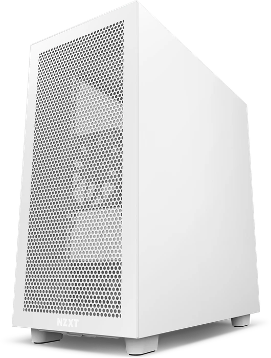 NZXT H7 Flow White, weiß, Glasfenster