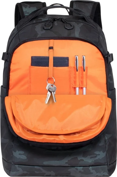 RivaCase 7631 Sherwood ECO 15.6" Laptop-Rucksack, navy camo