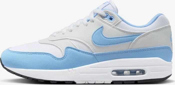 Nike Air Max 1 white/photon dust/black/university blue (Herren)