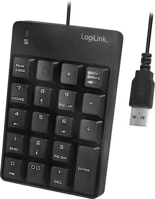 LogiLink Keypad, schwarz, USB