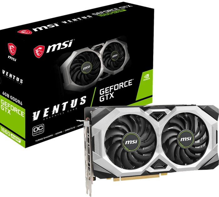 MSI GeForce GTX 1660 SUPER Ventus OC, 6GB GDDR6, HDMI, 3x DP