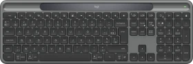 Logitech Signature Slim Solar+ K980, Grafit, USB/Bluetooth, BE