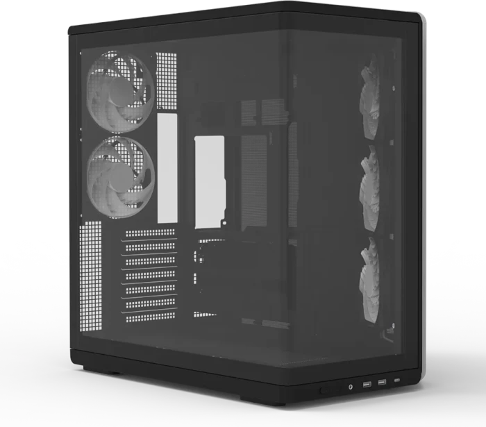 Zalman P60 Black, Glasfenster