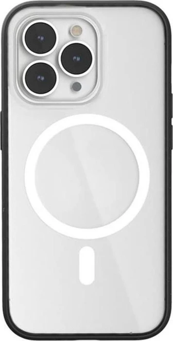 Woodcessories Clear Case MagSafe für Apple iPhone 14 Pro Max schwarz/klar