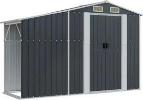 vidaXL Metall Gerätehaus 277x93cm anthrazit