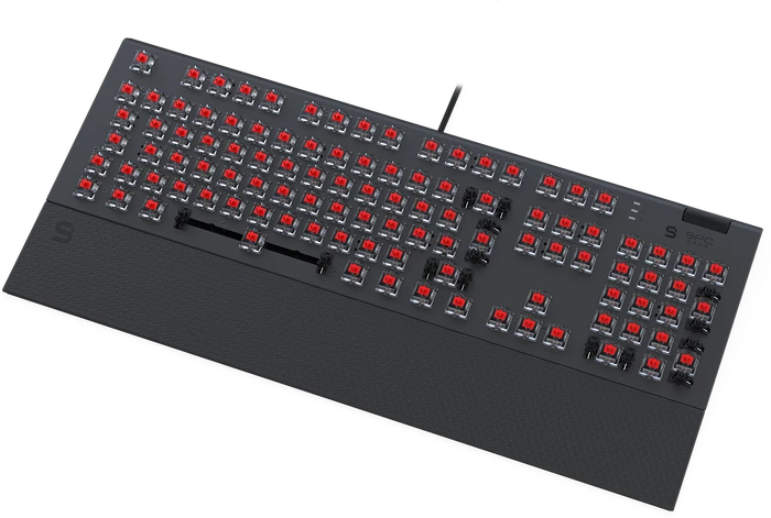 Endorfy SilentiumPC SPC Gear GK650K Omnis, LEDs RGB, Kailh RED, USB, DE