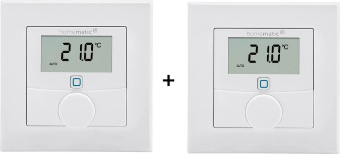 eQ-3 Homematic IP Funk-Wandthermostat (Rev. 2), 2er-Pack
