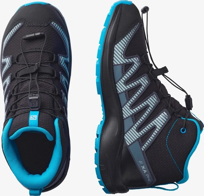 Salomon XA Pro V8 Mid CSWP black/monument/hawaiian ocean (Junior)