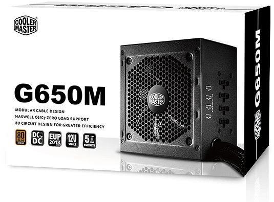 Cooler Master G650M 650W, ATX 2.31