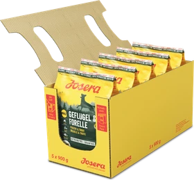 Josera Adult, Geflügel & Forelle, 4.50kg (5x 900g)