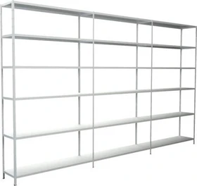 Schulte Lagertechnik PowerMAX Schwerlastregal 260x230x35cm weiß