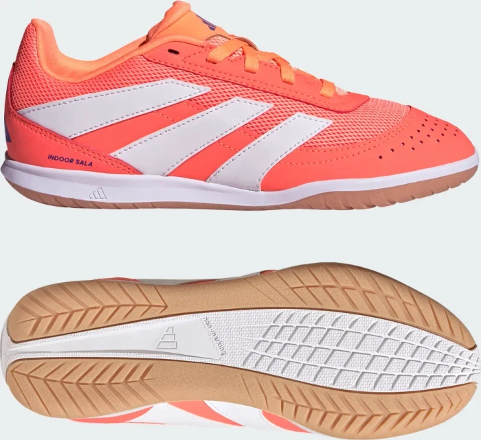 adidas Predator Club Sala IN signal coral/cloud white/beam orange (Junior)
