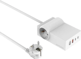 4smarts USB-C/A Steckdosenleiste Desk GaN 65W weiß