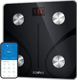 Renpho ES-CS20M-B digitale Körperanalysewaage schwarz