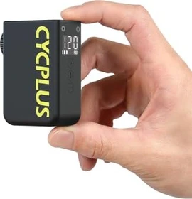 Cycplus Tiny E-Pump for Bike AS2 Minipumpe schwarz