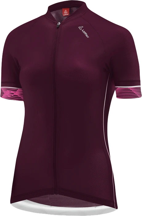 Löffler Full-Zip Vent Trikot kurzarm amethyst (Damen)
