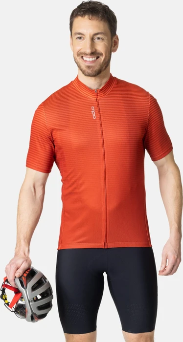 Odlo The Essential Trikot kurzarm firelight/ketchup (Herren)