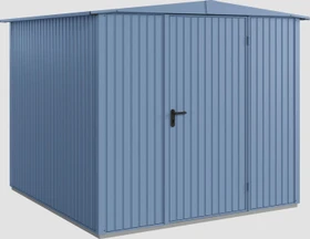 EcoStar Trend Euroline Typ 2 Gerätehaus taubenblau