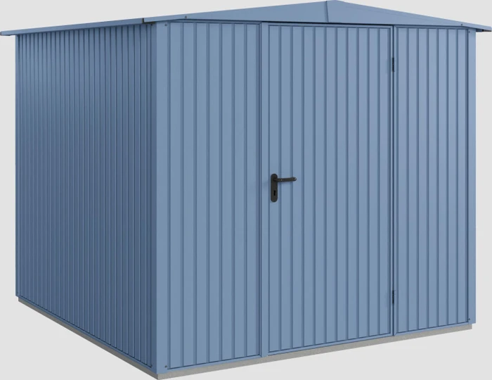 EcoStar Trend Euroline Typ 2 Gerätehaus taubenblau