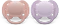 Philips Avent SCF091/31 ultra soft Beruhigungsschnuller, 0-6M, Silikon, rosa/violett, 2 Stück Vorschaubild