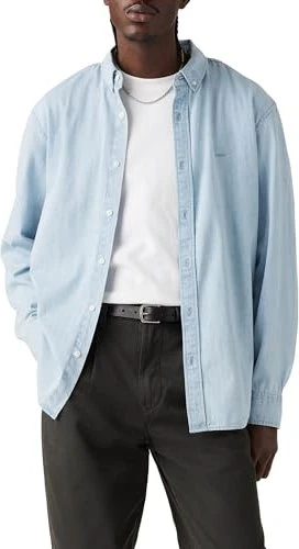 Levi's Authentic Button-Down Hemd langarm andre/light wash (Herren)