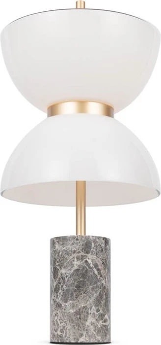 Maytoni Kyoto LED-Tischleuchte 1-flammig weiß/gold