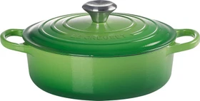 Le Creuset Gourmet-Profitopf Bräter aus Gusseisen rund 24cm 3.1l bamboo green