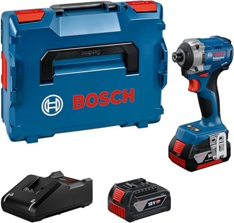 Bosch Professional GDR 18V-215 Akku-Schlagschrauber inkl. L-Boxx + 2 Akkus 4.0Ah