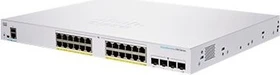 Cisco Business 250 Rackmount Gigabit Smart Switch, 24x RJ-45, 4x SFP, 100W PoE+ (CBS250-24PP-4G)