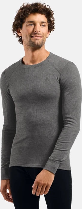 Odlo Active Warm Baselayer Funktionsshirt kurzarm odlo steel grey melange (Herren)