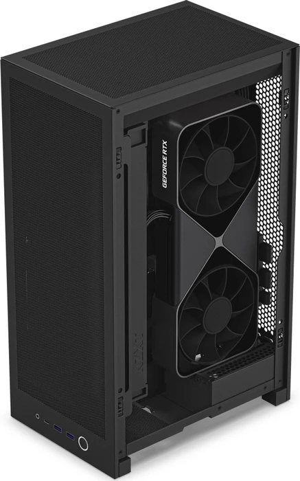 NZXT H2 Flow Black, Glasfenster, Mini-ITX