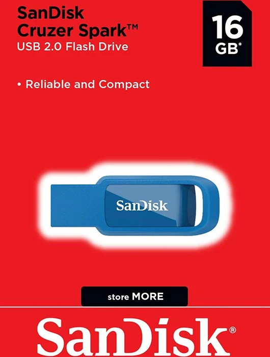 SanDisk Cruzer Spark 16GB blau, USB-A, USB 2.0