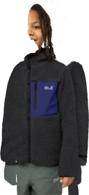 Jack Wolfskin Ice Curl Hood Jacke phantom/glow ink (Junior)