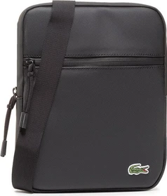 Lacoste LCST Piqué Umhängetasche schwarz