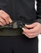 Vaude Cyclone Hooded Funktionsjacke black/khaki (Herren) Vorschaubild