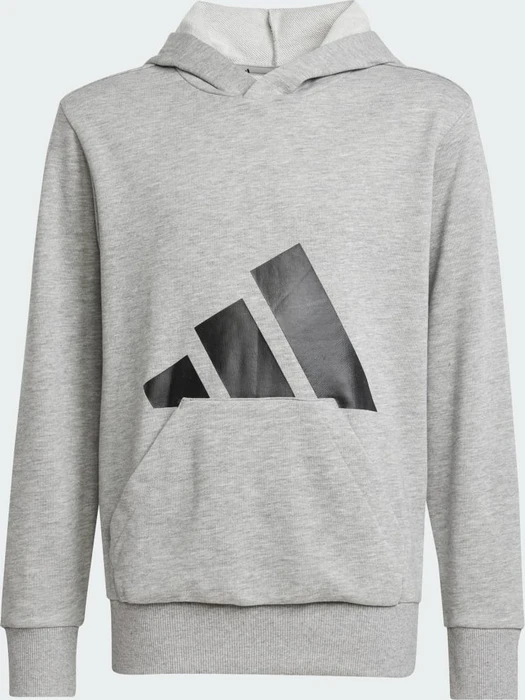 adidas Essentials Hoodie medium grey heather/black (Junior)