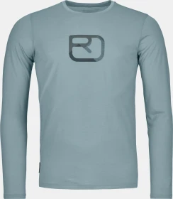 Ortovox 150 Cool Mountain Silhouette Funktionsshirt langarm glacier grey (Herren)