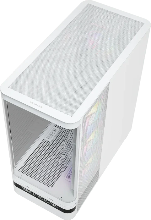Modecom Volcano AQ200 ARGB White, Glasfenster