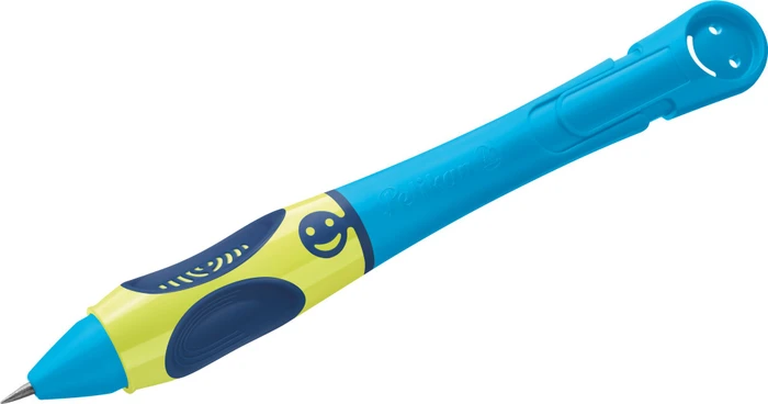 Pelikan griffix 2 Druckbleistift HB 2mm graphit, neon fresh blue, Rechtshänder, Blister, 3 Minen