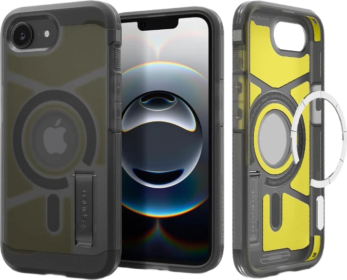 Spigen Tough Armor AI (MagFit) für Apple iPhone 16e Frost Black