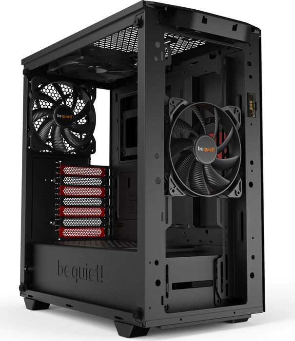 be quiet! Pure Base 500DX Red, Glasfenster